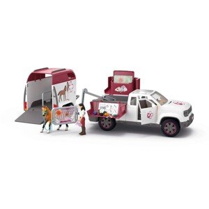 Schleich 42704 Mobilní veterinář s přívěsem