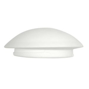 Skleněné stínidlo bílé kulaté 39 cm pro stropní lampu Nina